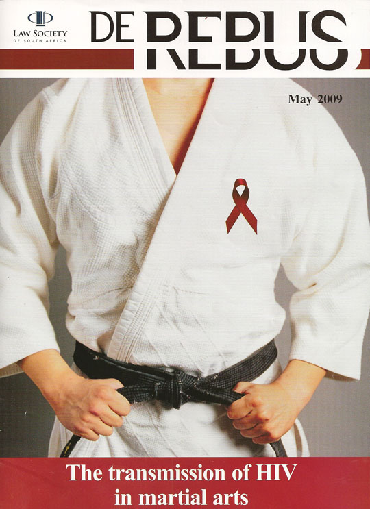 de rebus hiv in martial arts cover - Karate South Africa
